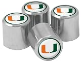 NCAA Miami Hurricanes Valve Stem Caps