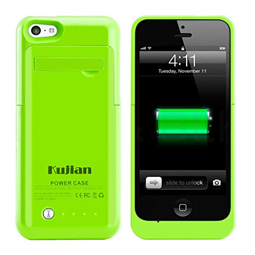 Kujian iphone 5 battery charger case portable external …