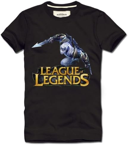 Vogue Gallery League of Legends Zed Short Sleeve T-shirt,Black,M
