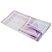 Womens/Ladies 100% Cotton Handkerchiefs With Color Stripe Border (Pack Of 6)