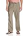 Cubavera Men's Linen Cotton Washed Slimmer Drawstring Pant with Coin Pocket