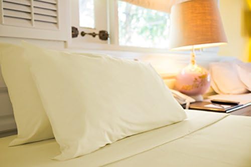 Jessica Snow Bed Sheet Set - Highest Quality Brushed Microfiber 1800 Bedding - Wrinkle, Fade, Stain Resistant - 4 Piece (Queen, Cream)