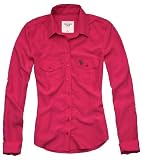 Abercrombie Womens Classic Long Sleeve Button-down Shirt, Pink