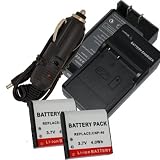 2Pcs Battery+Charger for Casio EXILIM EX-FC100