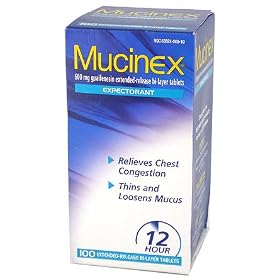Mucinex 100 Immediate Extended Release Tablets (600mg)