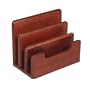 Rolodex 23420 Wood Tones Desktop Sorter, Mahogany