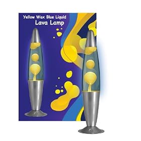 Yellow Blue Lava motion Lamp