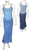 Skirt Top Set Georgette Embroidery Womens Casual Sundresses Size S (skts101)