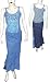 Skirt Top Set Georgette Embroidery Womens Casual Sundresses Size S (skts101)