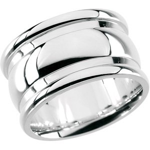 Genuine IceCarats Designer Jewelry Gift Sterling Silver Wedding Band Ring Ring. Size 11.00;P;Gents Sterling Silver Fashion Ring Gents Fashion Ring In Sterling Silver Size 11