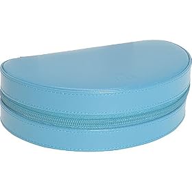 Rowallan of Scotland Alice Half Moon Travel Jewelry Case Box