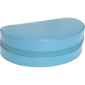 Rowallan of Scotland Alice Half Moon Travel Jewelry Case Box