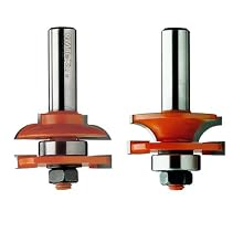 CMT 891.502.11 2-Piece Rail & Stile Bit Set, 1/2-Inch Shank, 1-3/4-Inch Diameter, Carbide-Tipped