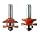 CMT 891.502.11 2-Piece Rail & Stile Bit Set, 1/2-Inch Shank, 1-3/4-Inch Diameter, Carbide-Tipped