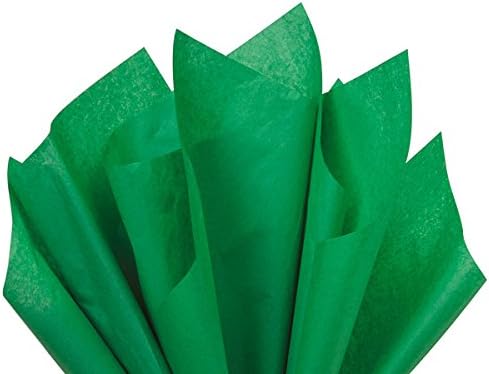 Festive Green Tissue Paper Ream 480 Sheets Wholesale Packaging Gift Wrap