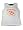 Next Concept - Girls Screen Painted Tank, White, Orange (Size 6X)