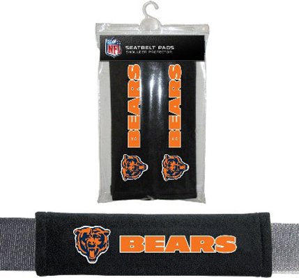 Bsi Products Bsi NFL Chicago Bears 2 Pack Seat Belt Pads