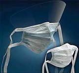 `Tie On Surgical Mask Bx/50