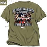 Buck Wear “NRA – Homeland Security” Mens T-shirt