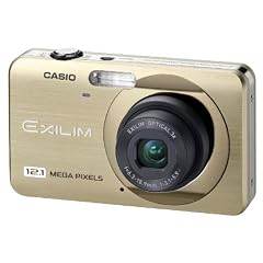 Casio EXILIM EX-Z90 GD Digitalkamera (12,1 Megapixel, 3-fach opt. Zoom, 6,9 cm (2,7 Zoll) Display) champagner