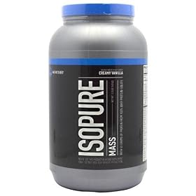 Nature's Best Isopure Mass, Vanilla, 3.25-Pound Tub