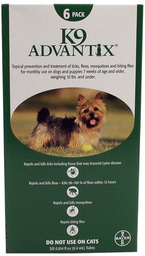 K9 Advantix Small (up to 10 lbs) 6 pack
