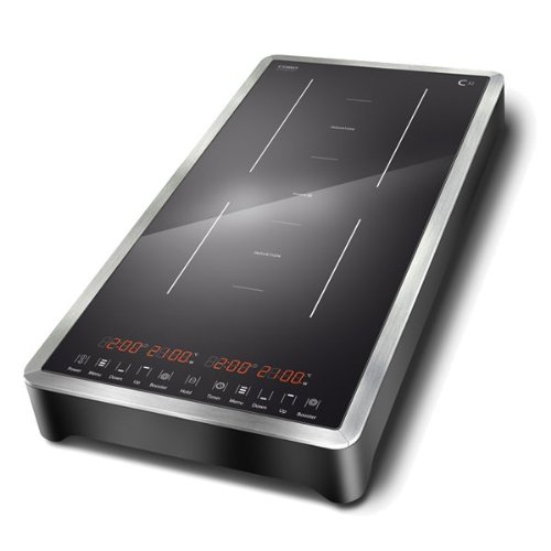 Caso C32 Doppel-Induktionskochfeld / 3200 Watt / mit Booster-Funktion / Ganzglas-Oberfl&auml;che / Sensor-Touch-Bedienung