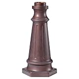 Murray Feiss Lighting Postbase WP Accessory - Outdoor Post Base, Weathered Patina Finish