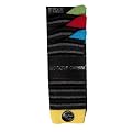 Mens Striped Honeycomb Top Socks, Green Blue Pink (Pack of 3)