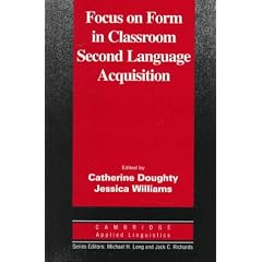 Focus on Form in Classroom Second Language Acquisition (Cambridge Applied Linguistics) (Cambridge Applied Linguistics)