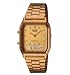 Casio Men's Analog Digital 2 Time SGold Tone Metal Band Watch Model AQ-230GA-9D