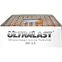 NABC UltraLast ULA100AAB AA Size General Purpose Battery - Alkaline - 1.5V DC General Purpose Battery-100 count