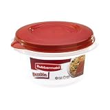 Rubbermaid HPFG4004RDCHILI Durable Round 3.2-Cup Food Storage Container
