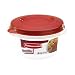 Rubbermaid HPFG4004RDCHILI Durable Round 3.2-Cup Food Storage Container