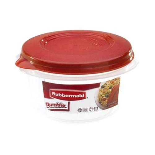 Rubbermaid Durable Round 3.2 Cup Plastic Food Storage Container