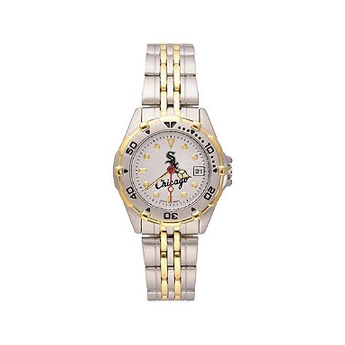 Chicago White Sox Ladies All-Star Watch W/Stainless Steel Band
