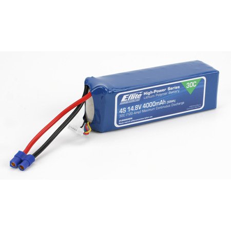 E-Flite 4000mAh 4S 14.8V EC EFLB40004S30