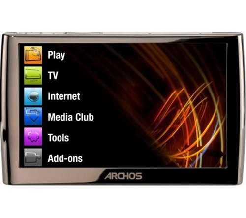 Archos 5 60GB Internet Media Tablet  WiFi 5,High Resolution Touch Screen 800x480 pixels,convenient leg stand.