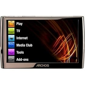 Archos 5 60GB Internet Media Tablet  WiFi 5",High Resolution Touch Screen 800x480 pixels,convenient leg stand.