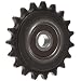 Martin Roller Chain Sprocket, Hardened Teeth, Idler, Type C Hub, Single Strand, 35 Chain Size