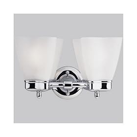 Progress Bathroom and Vanity 2 Bulbs Michael Graves Chrome by Progress Lighting