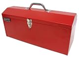 HOMAK RD00119819 19-Inch Steel Hip-Roof Tool Box Red