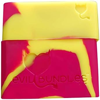 Evil Bundle XL Non-Stick Silicone Cube Container (Magenta/Yellow)
