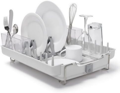 New Kitchen Plate Dish Drying Rack Storage Utensil Holder Sink Drainer Organizer, New: A brand-new