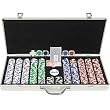 650 11.5G Holdem Poker Chip Set w/Executive Aluminum Case
