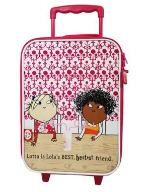 Charlie And Lola Wheeled Bag, Pink Milk, Character Picture, Best Friend
