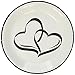 Two Hearts Dessert Plates (25 pc) by Fun Express