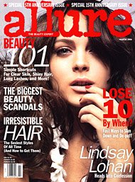 Allure Magazine Lindsay Lohan March 2006 Issue