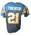 Autographed Ladainian Tomlinson San Diego Chargers Powder Blue Reebok Authentic Jersey