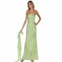 Formal Evening Gown. Lime Strapless Dress for Prom, Party, Wedding by Sean Collection (1999)